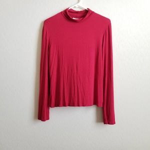 Bryn Walker bright red longsleeve turtleneck M